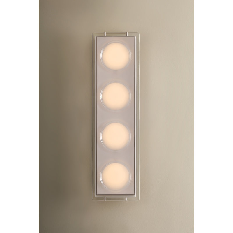 Mars 4 - Light LED Vanity Light, Black Brass, 4 Lights, 13 W