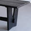 Longue table frêne noir carbonisé-105512858