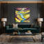 «Watercolor Landscape» 96, art mural sur toile brune-409084688