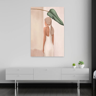 Contemporary Art Abstract Contemporary Elegant Nature Plant Art