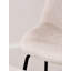 Chiara Upholstered Chenille Side Chair With Footstool