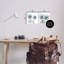Ensemble de 2 plaques murales Luminous Sapphire Florals, design par Albert Koetsier