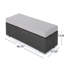 Banc de patio confortable avec coussin - rembourré de mousse, fer enveloppé de résine, relaxant sur un coussin de jardin relaxant rempli de mousse, se détendre