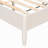 Solid Wood King Bed, Upholstered Headboard With Metal Handles-1006693193
