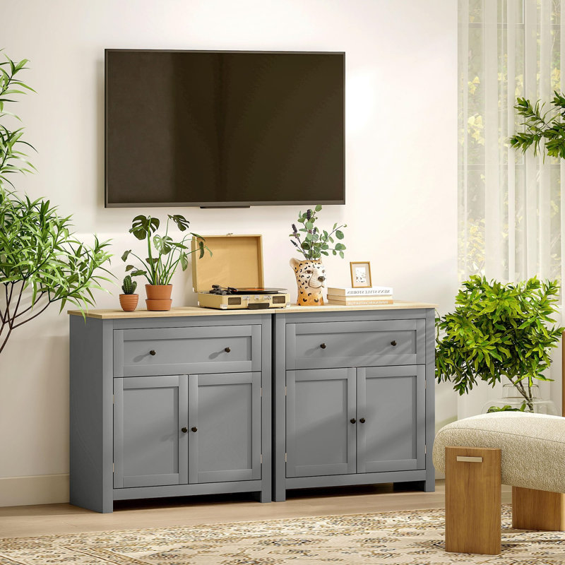 78.6cm Sideboard, Grey