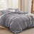Bedsure Grid Boho Duvet Cover  Tufted Boho Bedding Set, 3 Pieces  Home Bedding for All Seasons-105311140-105311137