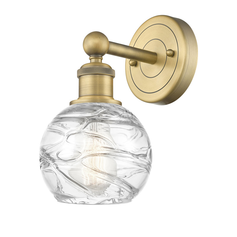 Chapmanville Armed Sconce, Brushed Brass