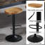 Patriana Adjustable Height Counter Stool with Metal Frame-462339443