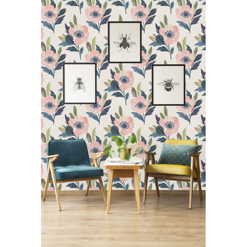 Rouleau de papier peint pelez et collez, L 10,42 po x l 25 po