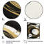 Noir, argent et or mélangeant des tourbillons III - peinture sur toile-1846681386-1846681385