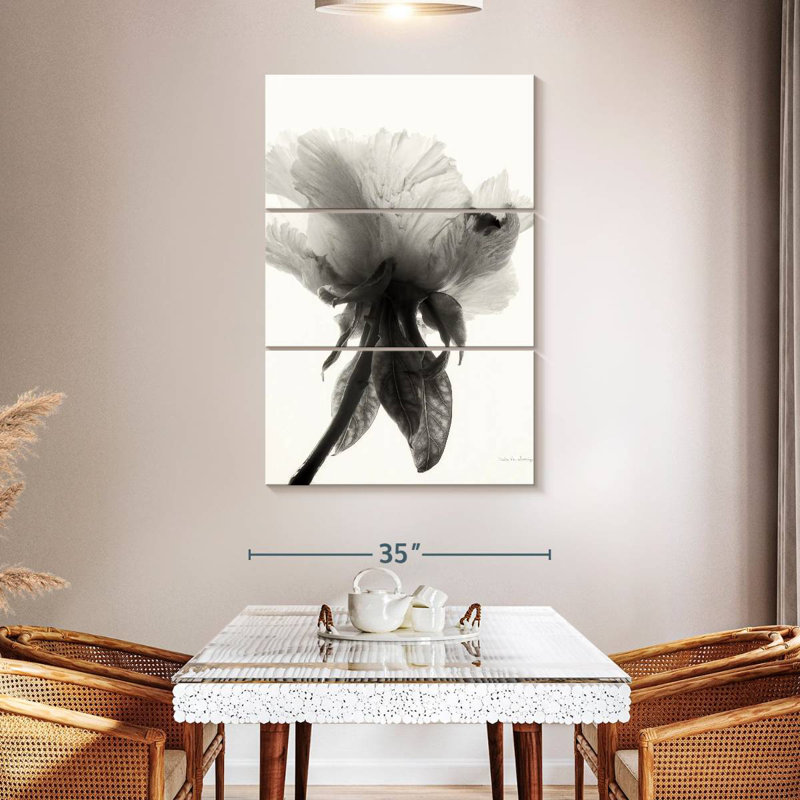 Harnek Translucent Peony II, 50" H x 32" W