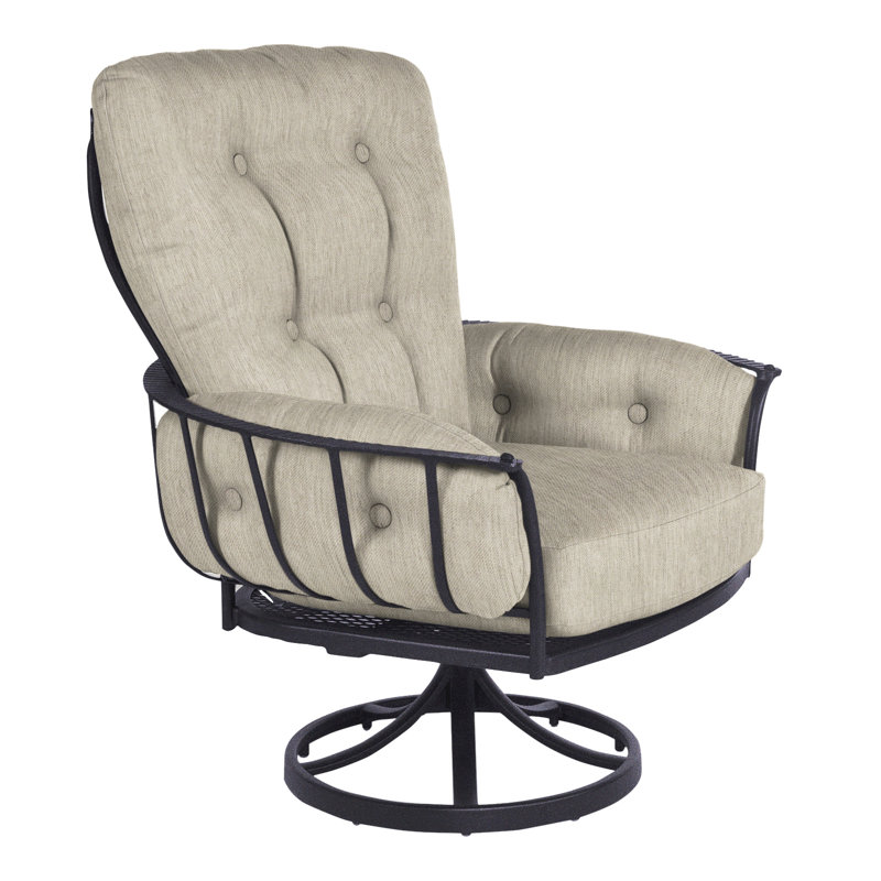 Monterra Outdoor Rocker Chair, Graphite, Surpass Stone