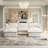 Upholstered Sofa, Cloud Sofa Modular Sectional Sofa Cloud U-Shaped Modern Couch Down Fill Cushions Soft Couches For Living Room, Bedroom Linen Blend-2022192800