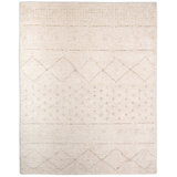 Wool Oriental Area Rug in Ivory