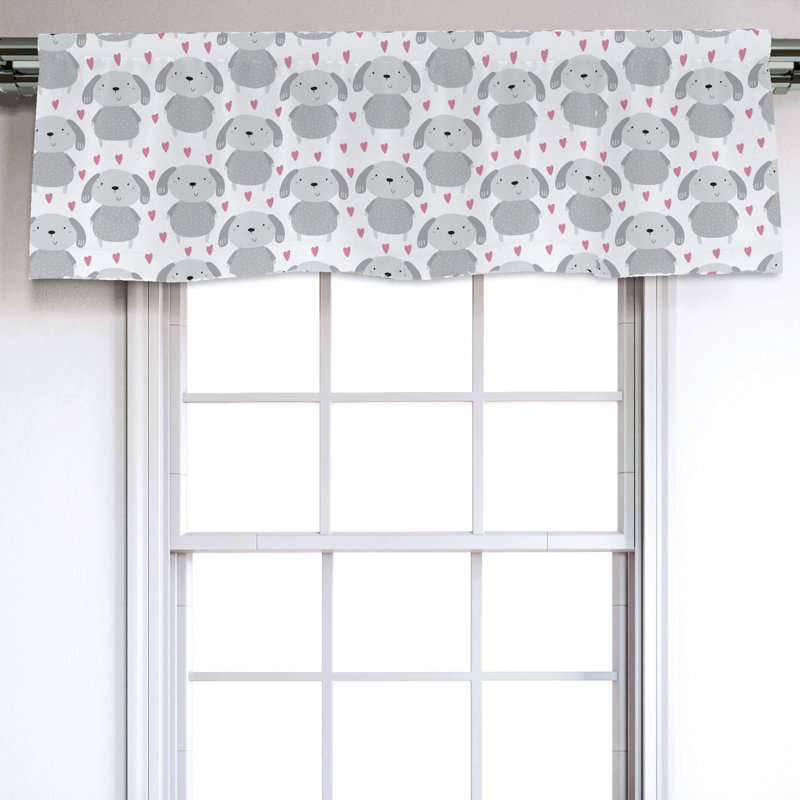 Sateen Ruffled Window Valance