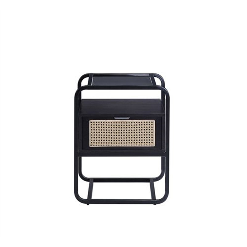 Colson Black Finish Accent Table