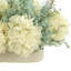 Hydrangea and Eucalyptus Arrangement in Cream Oblong Vase