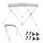 VEVOR D Polyester Cover Retractable Freestanding Awning-100650456