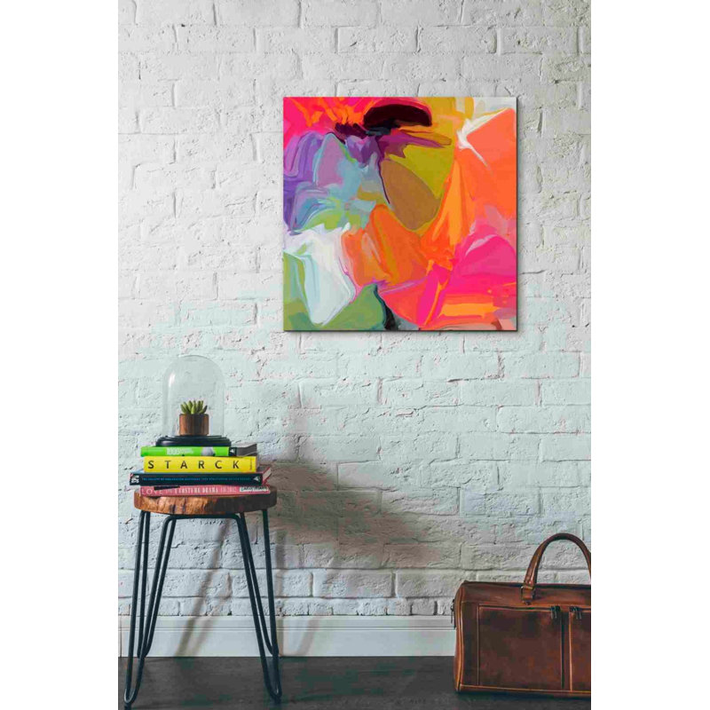 «Color Vibations 2» par Irena Orlov, art mural sur toile, H 26 po x l 26 po x P 1,25 po