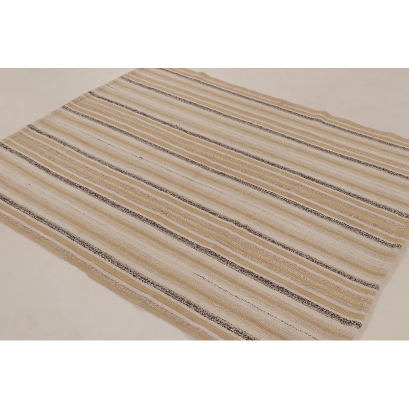 Modern Hand Woven Wool Geometric Area Rug