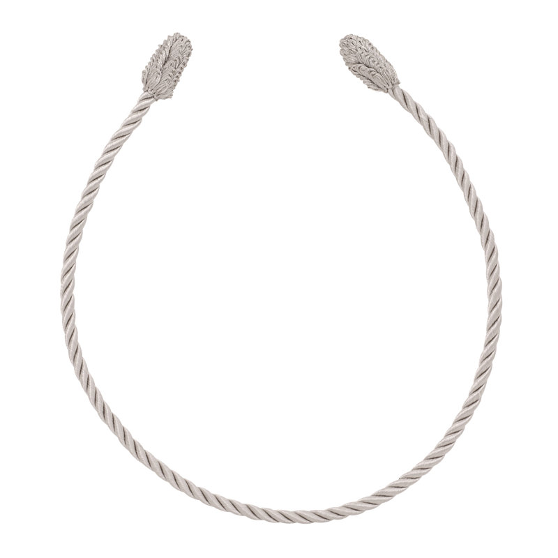Cravate décorative, 1,33 pi, Argent argent