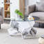 Table basse ronde en verre