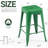 Juddson 24" Counter Stool with Metal Frame,Bar Stools Set Of 4 Indoor-Outdoor Stool-463790309