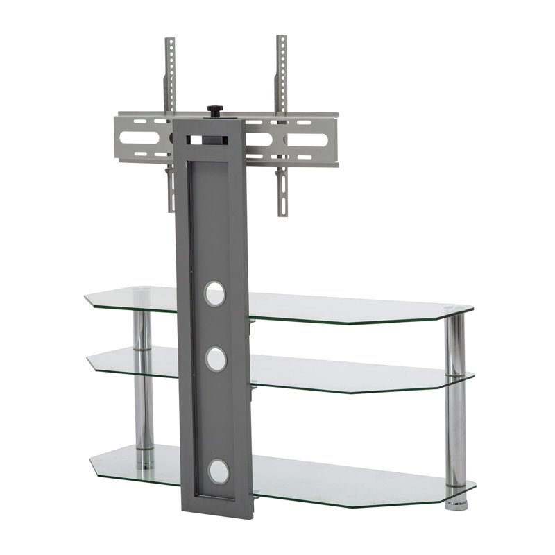 Burnham-on-Sea TV Stand for TVs up to 43", Silver