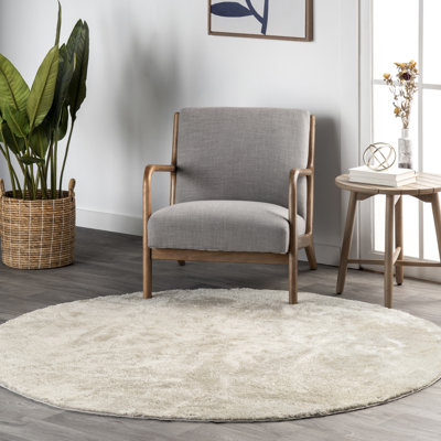 Solid Colour Shag Area Rug