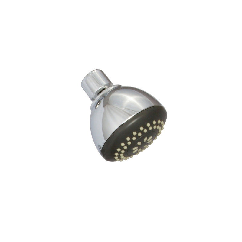 Full/Standard Adjustable Shower Head 1.5 GPM GPM with Self-Cleaning, PVD Satin Nickel