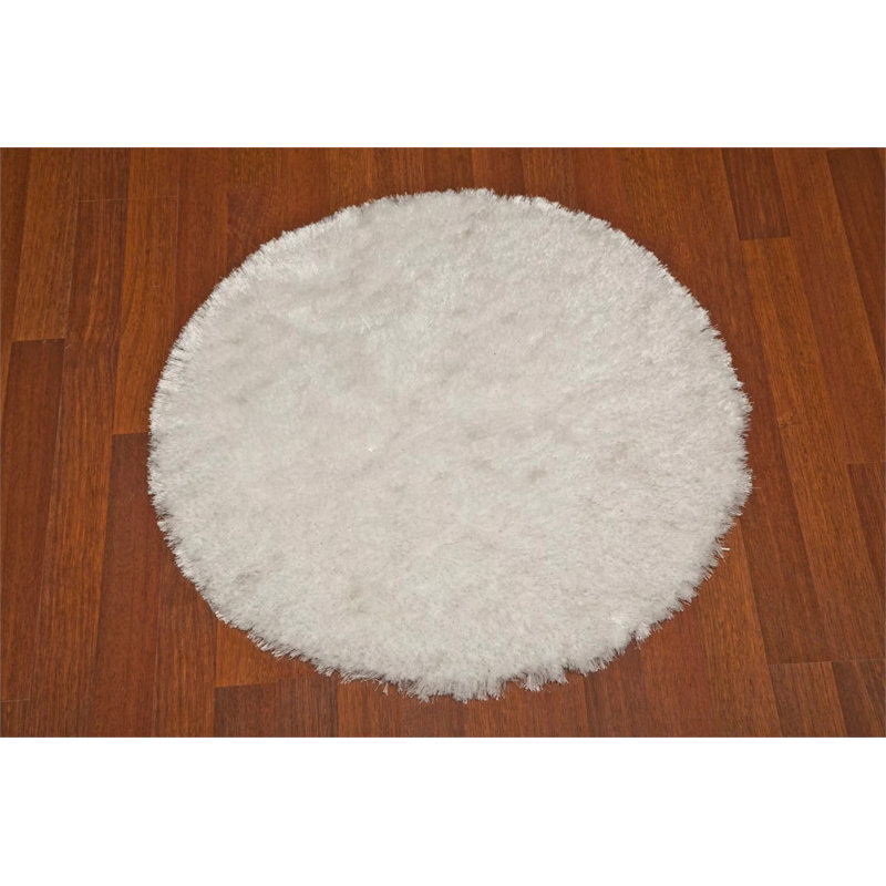 Tapis rond en coton Tulisia, Rond 6 pi 7 po
