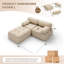 Canapé modulaire de salon sans canapé Quala-2067830196