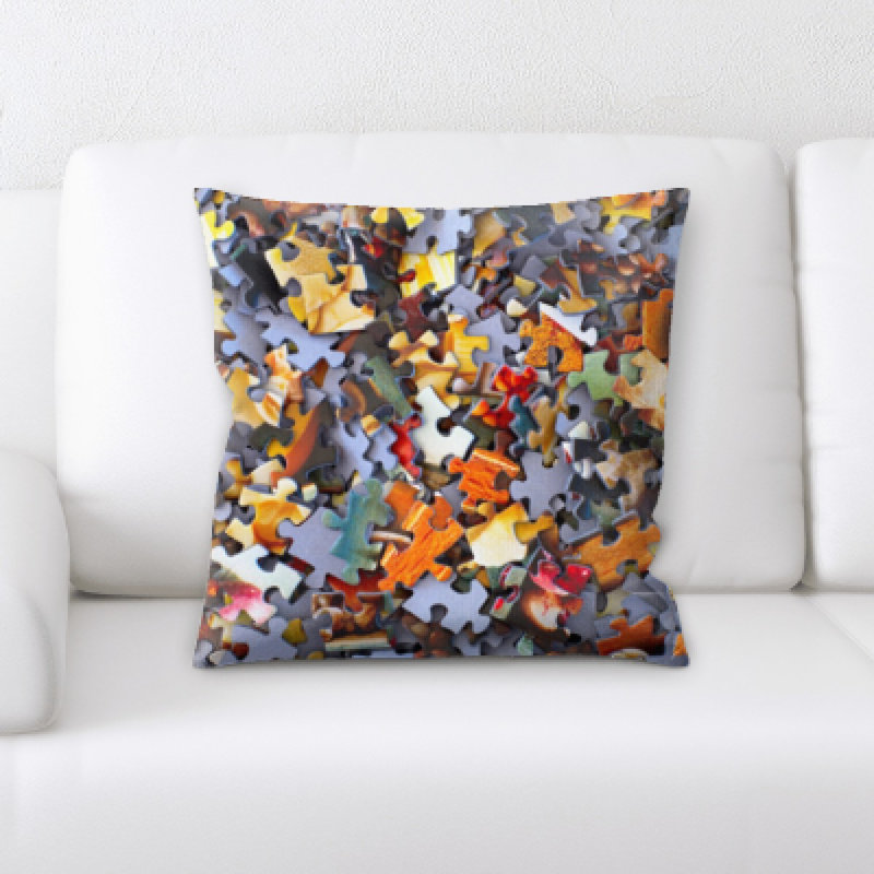 Microsuede Throw Pillow