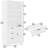 Modern Style 71" H Wooden White Bookshelf And Bookcase With Door And 3 Drawers,3-tier Open Display Shelves-1252910050