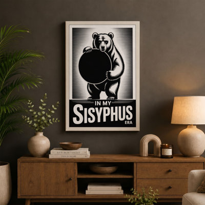 In My Sisyphus Expressionism - Wrapped Canvas