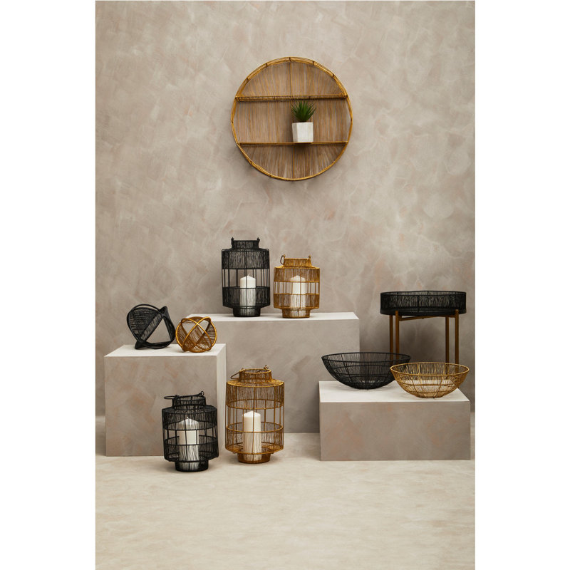 Blakeston 2 Piece Circle Metal Accent Shelf