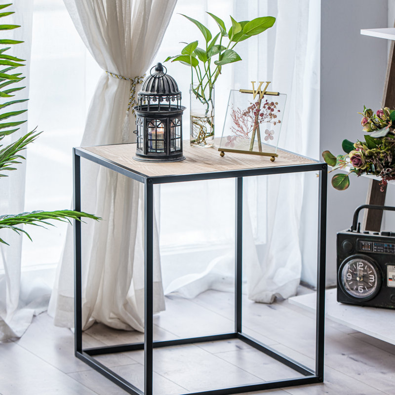 Table d'appoint Chavez, Brun