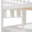 Lit superposé en bois avec bureau, tiroirs et tablettes Garret-125376345