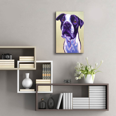 " Pit Bull - David " by Dawg Painter