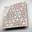 «Rose et gris à motif 6» par Stellar Design Studio, art mural en verre acrylique-1469414517