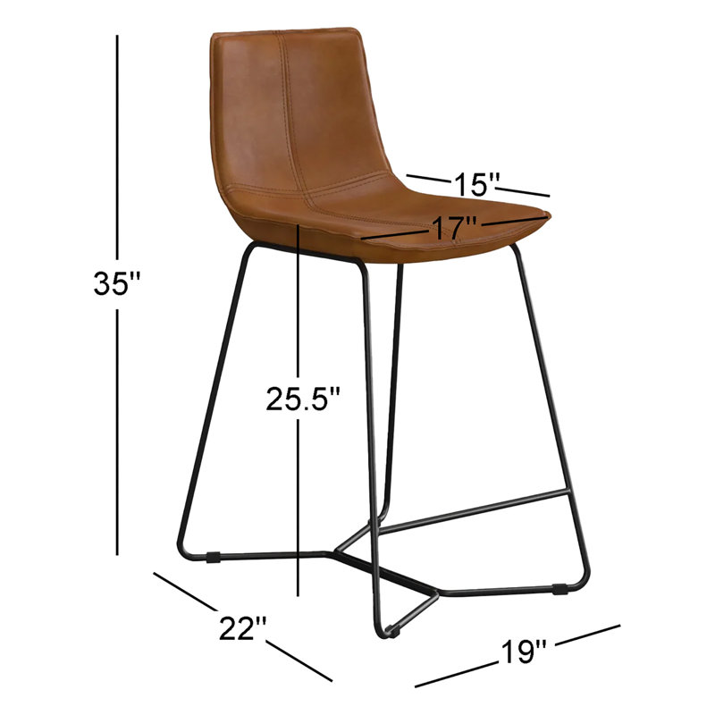 Tabouret de comptoir Matelda Kyra