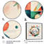Art géométrique multicolore - peinture sur toile-677453444-677453445