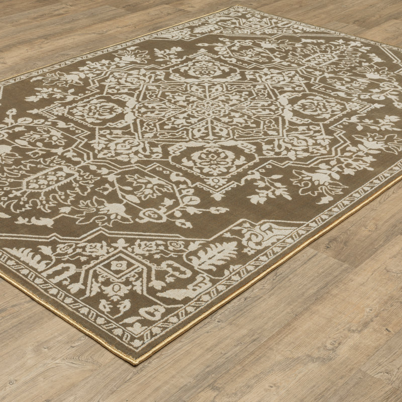 Reffett Oriental Indoor Rug, Rectangle 6'7" x 9'6"