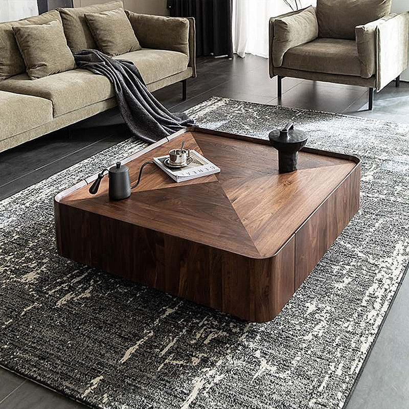 Table basse Minimalist, H 12,2 po x l 35,43 po x P 35,43 po