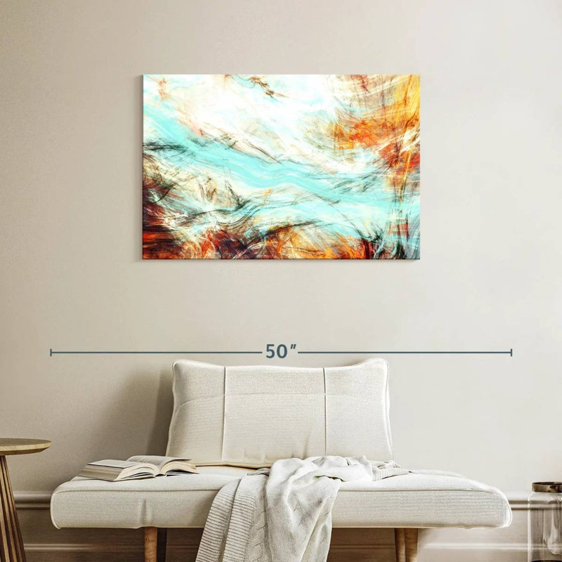 Avery Abstract Wisps, 24" H x 36" W