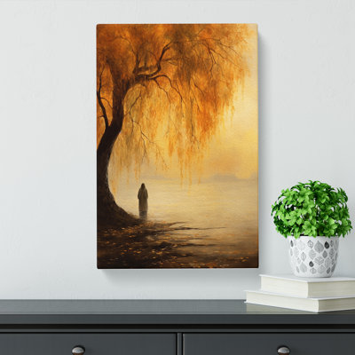 Weeping Willow Romanticism - Art Prints - Wrapped Canvas