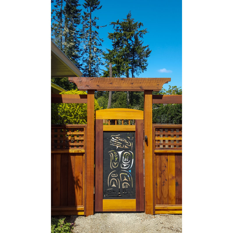 Paravent décoratif Spirit Bear 3 pi x 6 pi PVC