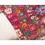 Tapis bourgogne / bleu à motif floral Eddins-20627063