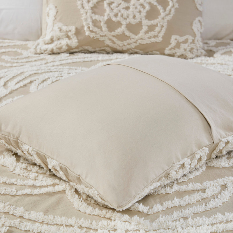 Ensemble de housse de couette en coton 3 pièces, Housse de couette très grand et 2 taies