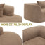 Canapé modulaire courbé 116 ", canapé modulaire en chenille 2 pièces 116" avec 4 coussins-2097603112-2097603114